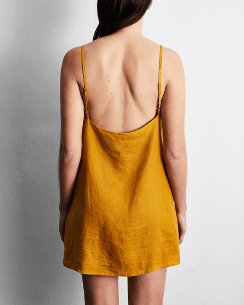 Mustard Slip Dress