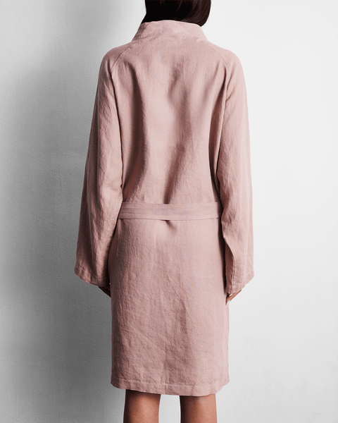 Indigo Linen  Robe