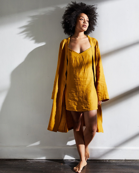 Mustard Slip Dress